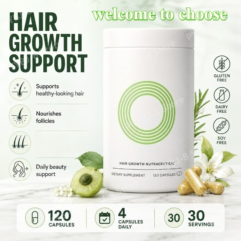 Herbal Wellness For You - 120 Stück Frauen-Haarwuchskapseln mit Biotin, Vitaminen,