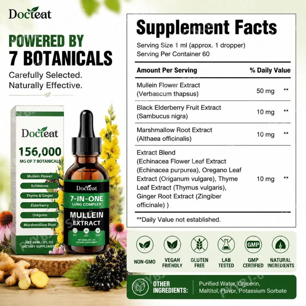 Docteat 7-in-1 Königskerzenext – Herbal Wellness For You Bewertung und Preis