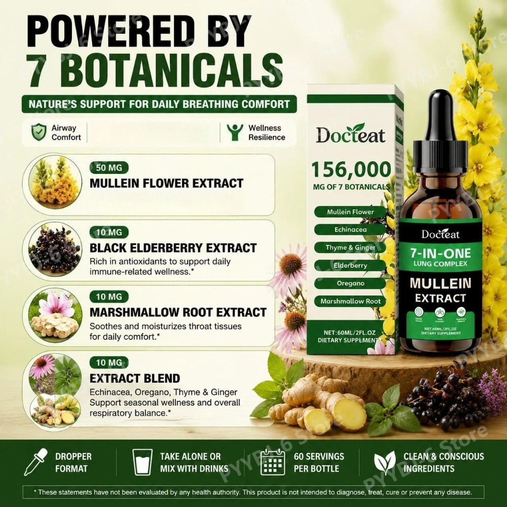 Docteat 7-in-1 Königskerzenext – Herbal Wellness For You Bewertung und Preis
