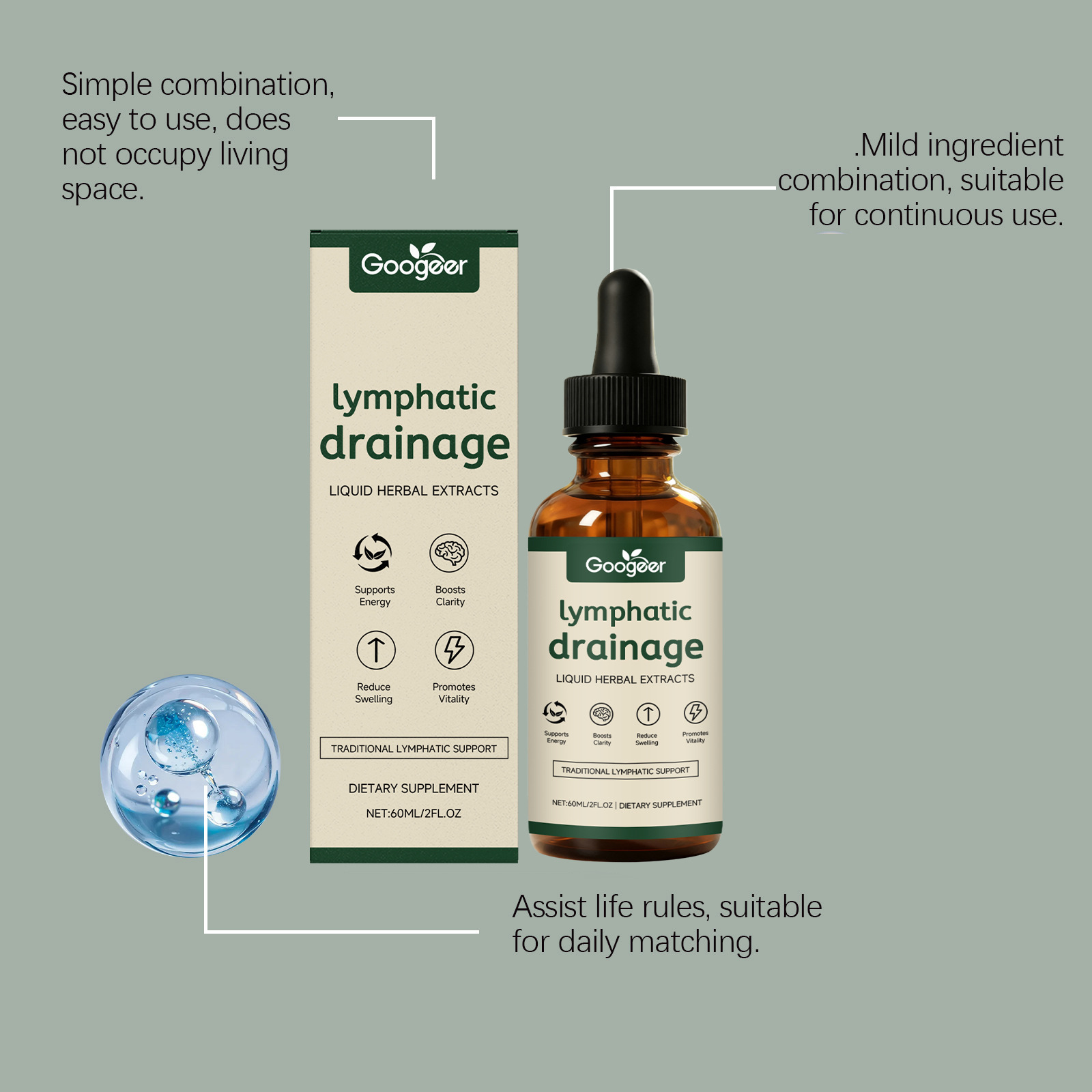 Lymphdrainage-Tropfen 11-in-1  – Herbal Wellness For You Bewertung und Preis
