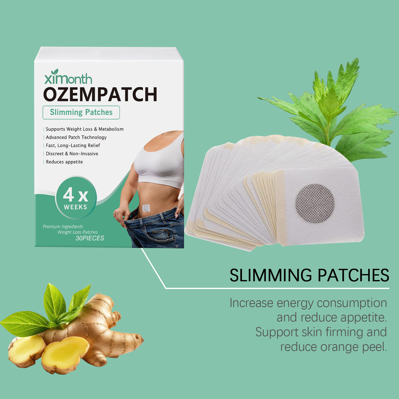 Ximonth Körperformende Pflaste – Herbal Wellness For You Bewertung und Preis